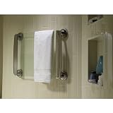 Thermique 24 inch Heated-Glass Towel Warmer in Polished Nickel
