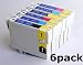 6 pack High-Capacity compatible Epson 98 #98 ink cartridges For Epson Artisan 600 700...