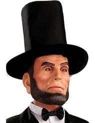 Abraham Lincoln Latex Mask and Hat by Spook Shop