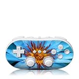 Sweet Blue Design Nintendo Wii Classic Controller Protector Skin Decal Sticker
