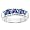 Sterling Silver Genuine Amethyst and Genuine Swiss Blue Topaz Ring