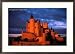 Alcazar from a Hillside at Sunset, with a Stormy Sky Looming Above, Segovia, Spain Framed Photographic Poster Print by David Tomlinson, 29x21 Image