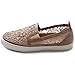 Ollio Women's Shoe Slip on Sneaker Lace Flat