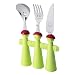 Trebimbi Puppet 3-pc. Kids’ Cutlery - Green