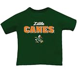 Miami Hurricanes Green Infant Little Canes T-shirt