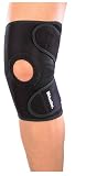 MUELLER KNEE SUPPORT OPEN PAT BK