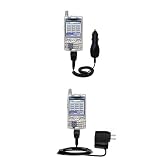 Essential Kit for the Verizon Treo 650 - includes Car and Wall Charger with Rapid Charge Technology - Gomadic Brand w/ TipExchange Technology