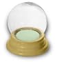 Snow Globe with Wood Base Makes a Fun Project For Do-It-Yourselfers (Pkg/2)