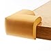KaLe Baby Anti-collision Furniture Safety Corner Bumpers - Edge & Corner Guards - Spongy Protective Set, With 4 Free Adhesive Tapes Per Pack, 12 Packs, Tan Color