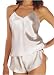 Luna di Seta V-neck camisole set with tap pant