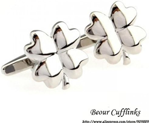 SunShine Day Four Leaf Clover Cufflinks Zb0292
