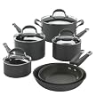 KitchenAid Gourmet Essentials Hard-Anodized Nonstick 10-pc. Set