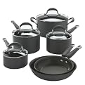 KitchenAid Gourmet Essentials Hard-Anodized Nonstick 10-pc. Set