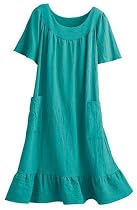 Crinkle Cotton Dress