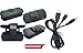 Sony PSP Playstation Black Leather Pouch Case + Psp 2-in-1 Usb Data Transfer + Charger Cable