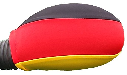 Immerschön Deutschland-Außenspiegelfahne 2-er Set Gr. S für PKW Olympia WM EM Fußball Spiegelfahne Spiegelflagge Fan Fanmeile Fanartikel