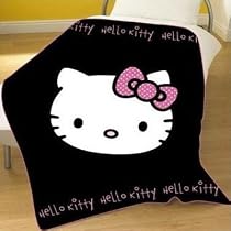 Zap Hello Kitty Bow Fleece Blanket