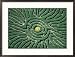Aerial of Corn Maze in Denver Botanic Gardens, Denver, USA, Gardens Framed Poster Print by Jim Wark, 29x22