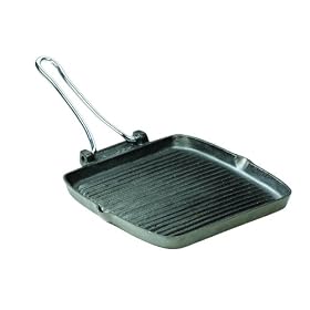 Typhoon Solutions Folding Handle Square Cast Iron Chargriller