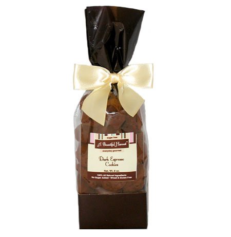 Sugar Free Flour Free, Gluten Free Dark Espresso Cookies by A Bountiful Harvest