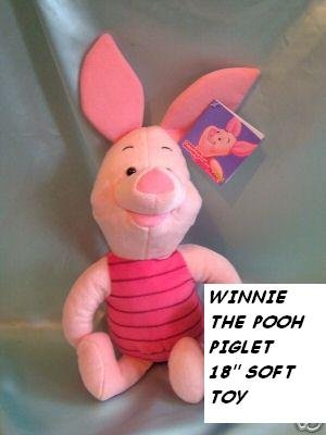 Buy WINNIE THE POOH PIGLET 18" SOFT TOY online at Discounted New and Used prices. Delivered to your door with Childrens Toyshop.com