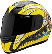 SPARX S07 HORNET 2 YELLOW LG MOTORCYCLE HELMETS