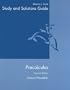 Study and Solutions Guide, Precalculus, Larson/Hostetler Seventh Edition