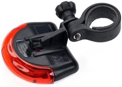 Foxxire® Super Bright UFO Shape Waterproof 5 LED 3 Modes Red Rear Cycling Bicycle Bike Tail Light Back Warning Safety Light Lamp