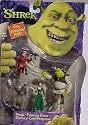 Set of 4 Shrek Figure Mini (2 Inch High Figures) Playset: Princess Fiona , Donkey Lord Faquaad