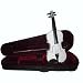 Full Size Violin 4 x 4 With Case - White