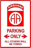 82d AIRBORNE DIVISION PARKING sign * army
