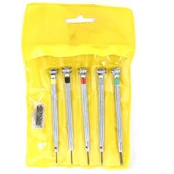 Mini 5 Screwdriver Set with Extra Blades for Hobbyist