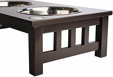 Ethan Pets Buddy Dog Feeder with Mission Style Legs, Large