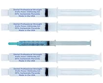 Watts Power Pro 35% Teeth Whitening Gels - 4 Huge 10ml Gels Plus NEW FCP Enamel Gel / 40ml