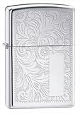 Zippo "Venetian Design" High Polish Chrome Etched Lighter, 352