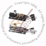 Chrome Combi-Bolt Child Safety Lock