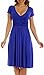 TINYHI Women Maternity Jersey Flare Baby Shower Dress Short Sleeves