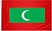 Maldives National Country Flag - 3 foot by 5 foot Polyester (New)