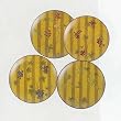 Set of 4 Hand-Painted Decorative Grape Themed 10" plates #63425