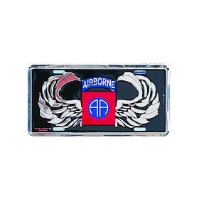 US Army 82nd Airborne "AA" Jump Wings License Plate