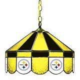 Pittsburgh Steelers Stained Glass Pub Light Style: Swag