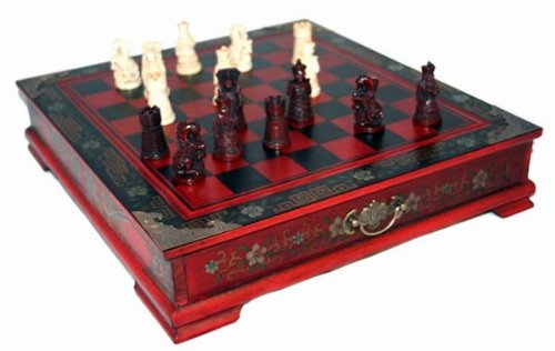 Collectible Chinese Antique Style Chess Game Set