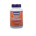 NOW Foods Super Enzymes, 90 Capsules (Pack of 2)