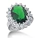 9.1 Ct Diamond Emerald Ring Engagement Oval Cut 9.1 Ct Diamond Emerald Ring Engagement Oval Cut