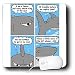 Rich Diesslins Funny General Cartoons - The Mighty Shark and the Meek Remora - Mouse Pads