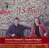 Bach: Complete Sonatas for Violin and Obbligato Harpsichord / Pinnock, Podger