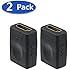 VCE&reg; (2 PACK) HDMI Female to Female Adapter Gold Plated High Speed HDMI Female Coupler 3D&4K Resolution