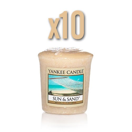 Yankee Candle Pack of 10 Sun & Sand Votive Samplers 