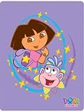 Official Kids Dora The Explorer Printed Fleece Blanket (125x150 cms)