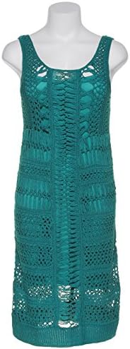 KERSH Crochet Knit Tank Dress,TUR,M